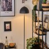 Mushroom Lamp  Tati floor lamp, wall spotlight Dark wood, black, 4-light sources