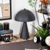 Mushroom Shaped  Nor floor lamp, path light Light wood, black, 1-light source