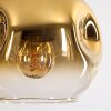 Ripoll hanging light, globe light, pendant light gold, clear, 5-light sources