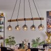 Ripoll hanging light, globe light, pendant light clear, Smoke-coloured, 5-light sources