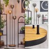 Koyoto floor lamp 30 cm Dark wood, black, 3-light sources