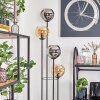 Koyoto floor lamp 30 cm Amber, chrome, Smoke-coloured, 4-light sources