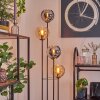 Koyoto floor lamp 30 cm Amber, chrome, Smoke-coloured, 4-light sources