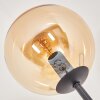 Gastor floor lamp 30 cm Amber, Smoke-coloured, 4-light sources