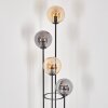 Gastor floor lamp 30 cm Amber, Smoke-coloured, 4-light sources