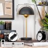 Mushroom Lamp  Guttsta ceiling light, floor lamp LED anthracite, Smoke-coloured, black, 4-light sources