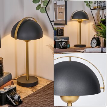 Mushroom Lamp  Guttsta table lamp gold, black, 1-light source