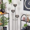 Gastor floor lamp 30 cm Dark wood, black, 3-light sources