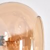 Apedo floor lamp Amber, Smoke-coloured, 4-light sources