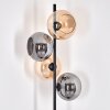 Apedo floor lamp Amber, Smoke-coloured, 4-light sources