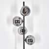 Ripoll floor lamp Smoke-coloured, 4-light sources