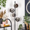 Ripoll floor lamp chrome, Smoke-coloured, 4-light sources