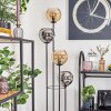 Koyoto floor lamp 30 cm Amber, chrome, Smoke-coloured, 4-light sources