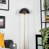 Guttsta ceiling light, floor lamp gold, black, 4-light sources