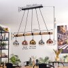 Ripoll hanging light, globe light, pendant light Ecru, black, 5-light sources