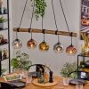 Ripoll hanging light, globe light, pendant light Ecru, black, 5-light sources