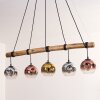 Ripoll hanging light, globe light, pendant light Ecru, black, 5-light sources