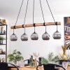 Ripoll hanging light, globe light, pendant light Ecru, black, 5-light sources