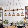 Ripoll hanging light, globe light, pendant light Ecru, black, 5-light sources