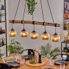 Ripoll hanging light, globe light, pendant light Ecru, black, 5-light sources