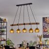 Ripoll hanging light, globe light, pendant light Ecru, black, 5-light sources