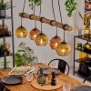 Ripoll hanging light, globe light, pendant light Ecru, black, 5-light sources