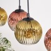 Ripoll hanging light, globe light, pendant light Ecru, black, 5-light sources