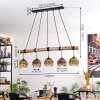 Ripoll hanging light, globe light, pendant light Ecru, black, 5-light sources