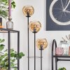 Koyoto floor lamp 30 cm Dark wood, black, 3-light sources