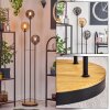 Gastor floor lamp 30 cm Dark wood, black, 3-light sources