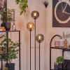 Gastor floor lamp 30 cm Dark wood, black, 3-light sources