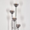 Gastor floor lamp 30 cm Light wood, black, 4-light sources