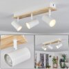 Gesteira ceiling light, ceiling spotlight Light wood, white, 3-light sources