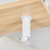 Gesteira ceiling light, ceiling spotlight Light wood, white, 3-light sources