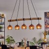 Ripoll hanging light, globe light, pendant light Ecru, black, 5-light sources