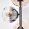 Koyoto floor lamp 31 cm Amber, clear, Smoke-coloured, 4-light sources