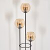 Koyoto floor lamp 25 cm Light wood, black, 3-light sources