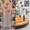 Gastor floor lamp 25 cm Light wood, black, 3-light sources