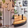 Gastor floor lamp 25 cm Light wood, black, 3-light sources