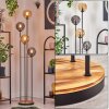 Gastor floor lamp 30 cm Light wood, black, 4-light sources