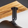 Gesteira ceiling light, hanging light, floor lamp Light wood, black, 1-light source