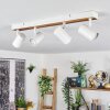 Gesteira ceiling light, ceiling spotlight Ecru, white, 4-light sources