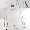 Tenna Pendant Light grey, 5-light sources