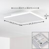 SALMI Ceiling Light LED white, 1-light source