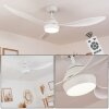 Follseland ceiling fan LED white, 1-light source, Remote control