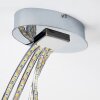 Sepino ceiling light LED chrome, 1-light source