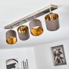 ALSEN Ceiling Light matt nickel, 4-light sources