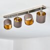 ALSEN Ceiling Light matt nickel, 4-light sources