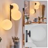 Chehalis globe light, wall light white, 3-light sources