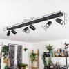 Gesteira ceiling light chrome, 6-light sources